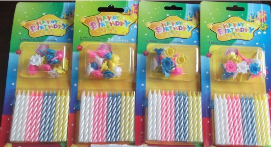 Bougie d'anniversaire personnalisée 