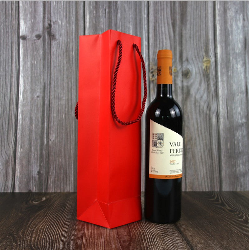 Sac cadeau à vin Kraft 