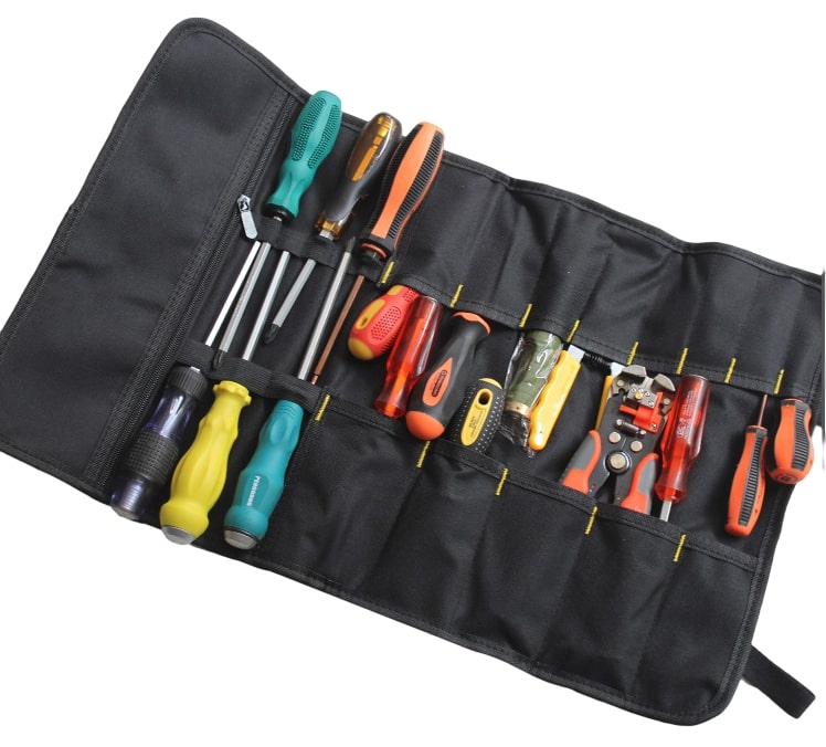 Pochette à outils avec poignée 