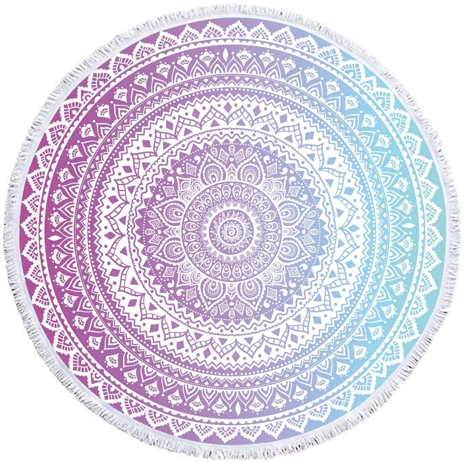 Large Round Beach Towel