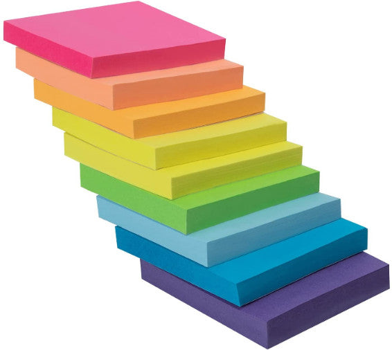 Notes autocollantes 4x4 pouces 