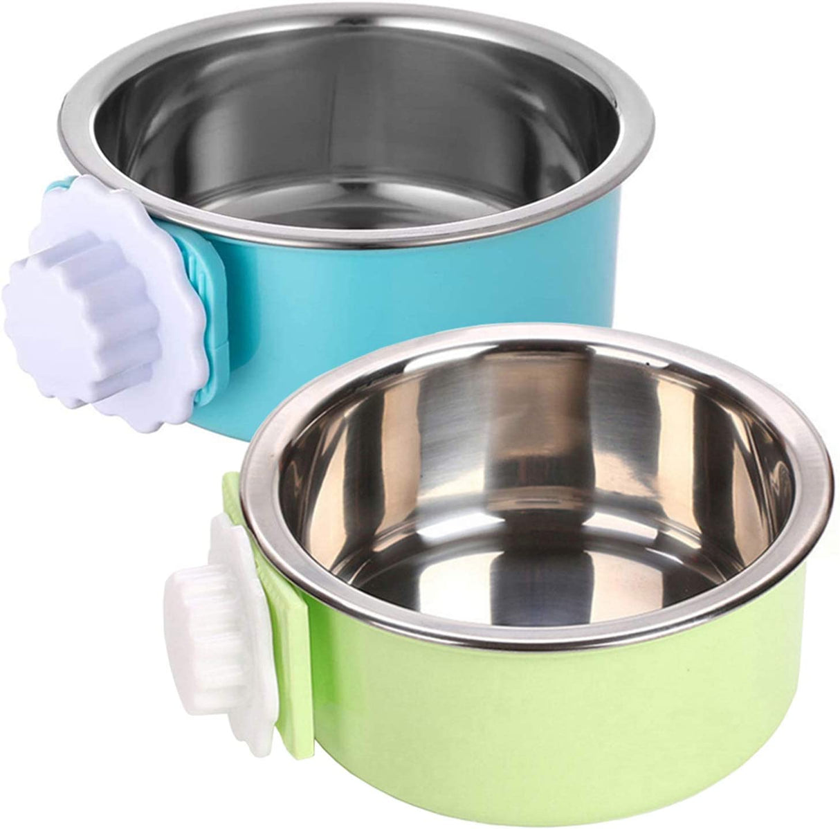Bol d'alimentation en eau et nourriture en acier inoxydable 