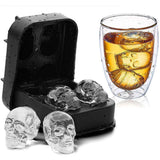 3d Skull Ice Mold Tray