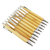 Bolígrafo retráctil de madera de bambú 