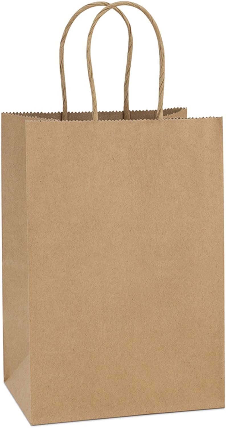 Sacs de courses en papier kraft brun 