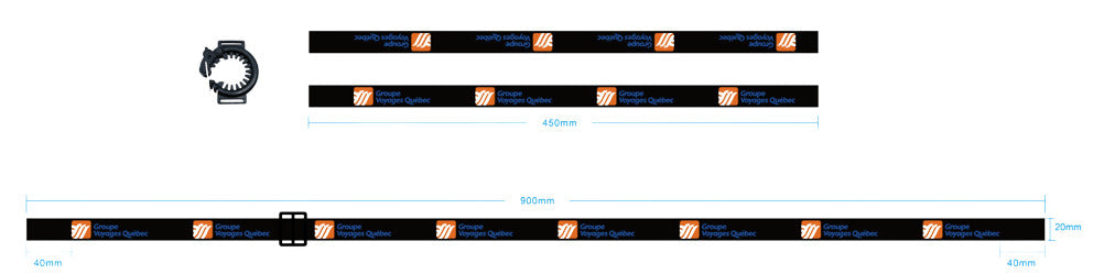 Sangle pour bouteille d'eau 