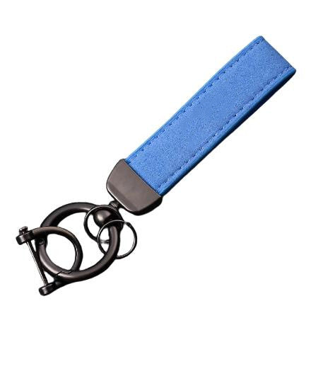 Porte-clés classique en cuir 