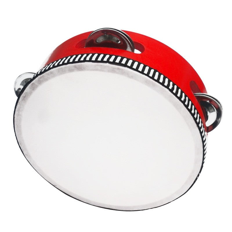 6 Inch Wooden Tambourine