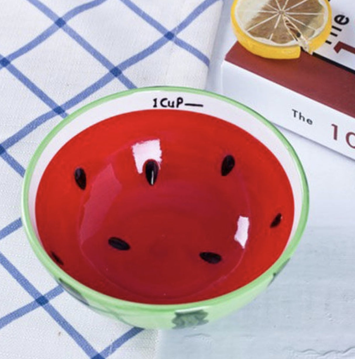 Bol de riz en céramique à la pastèque 