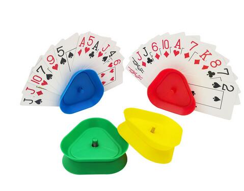 Porte-cartes à jouer triangulaires 