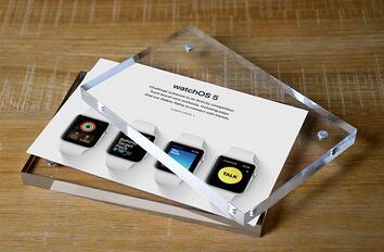 Cadre photo magnétique en acrylique 