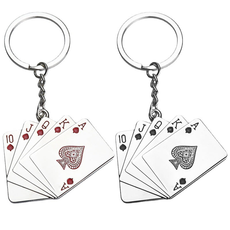 Porte-clés en métal pour carte 