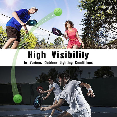 40 - hole Glow - in - the - dark Pickleball Ball - Yorkn Inc✅