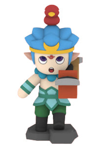 Figurines en PVC à colle souple 