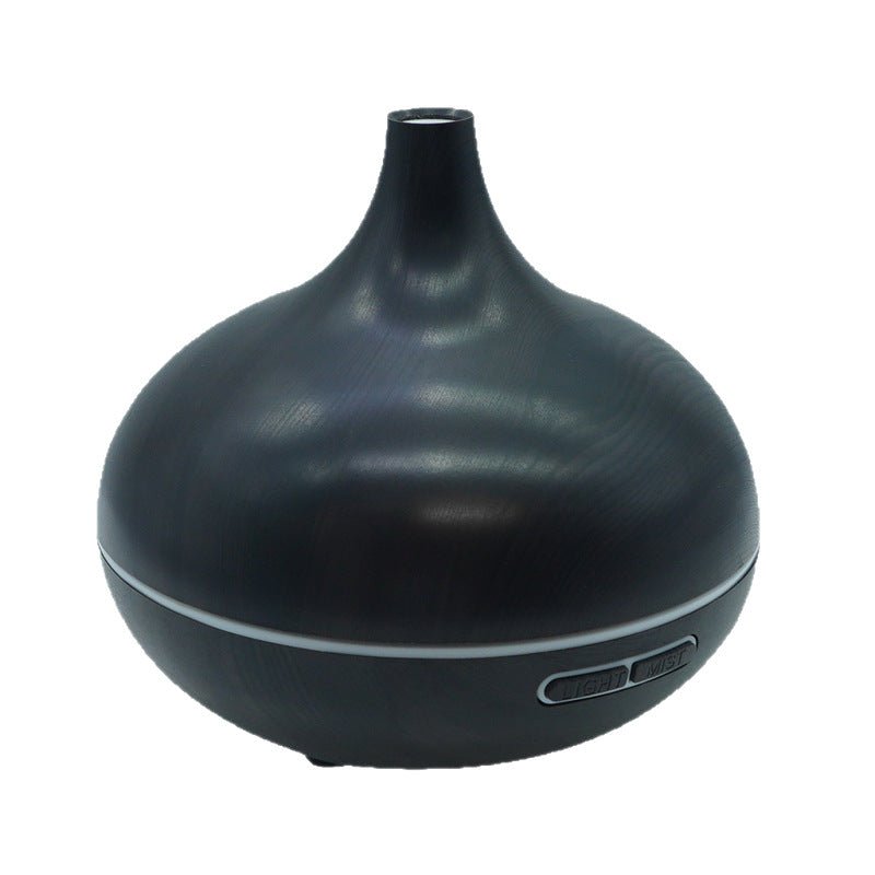 400ml Vase Shape Water And Oil Humidifier Wooden Color - Yorkn Inc✅