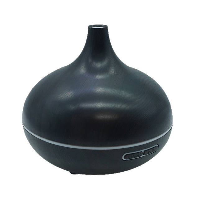 400ml Vase Shape Water And Oil Humidifier Wooden Color - Yorkn Inc✅