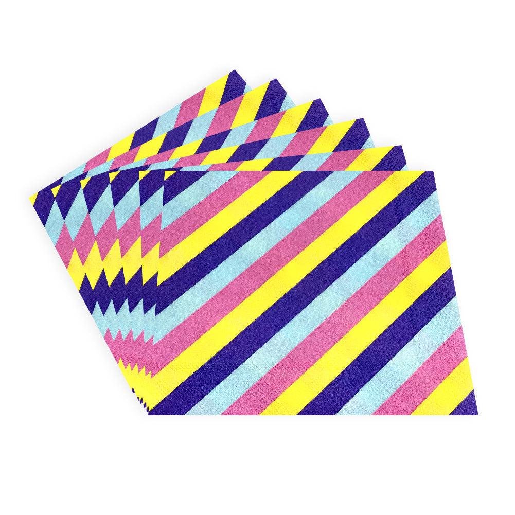 Black Cocktail Napkins