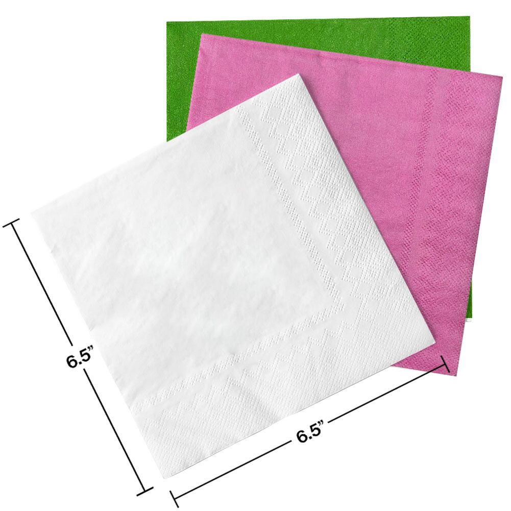 Black Cocktail Napkins