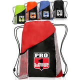 Drawstring Backpack With Zipper