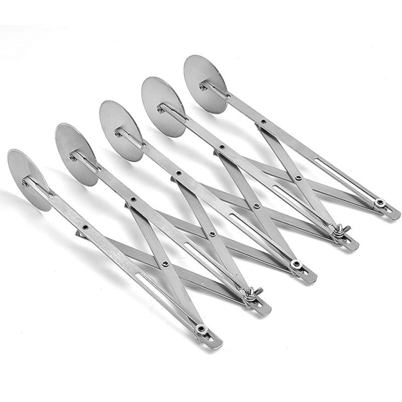 Coupe-pizza en acier inoxydable - 5 ronds 