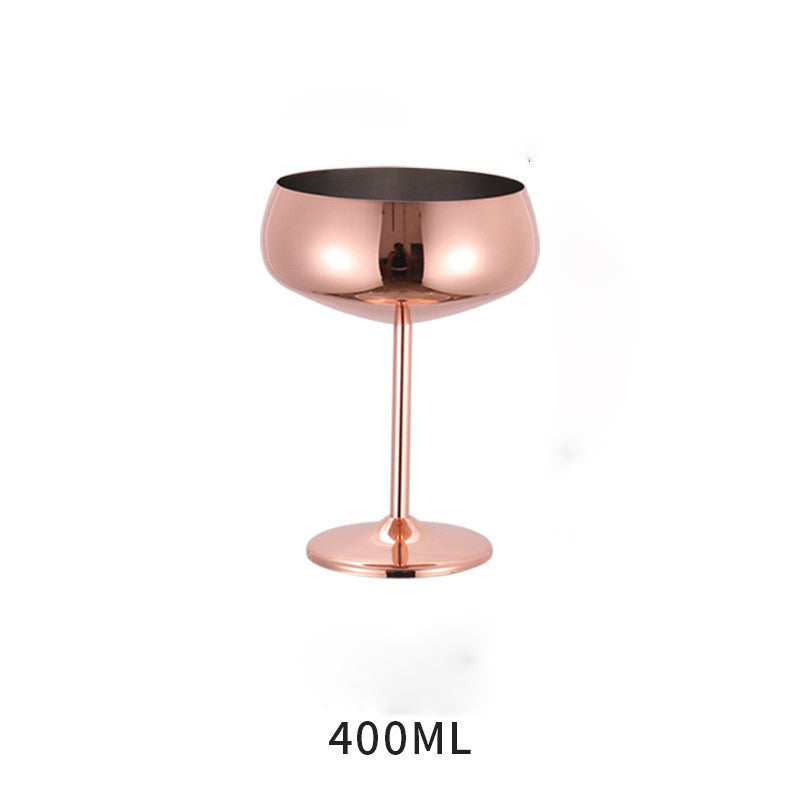 2pcs Stainless Steel Martini Glass