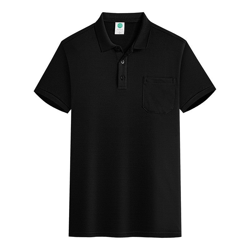 Polo à manches courtes avec poche 
