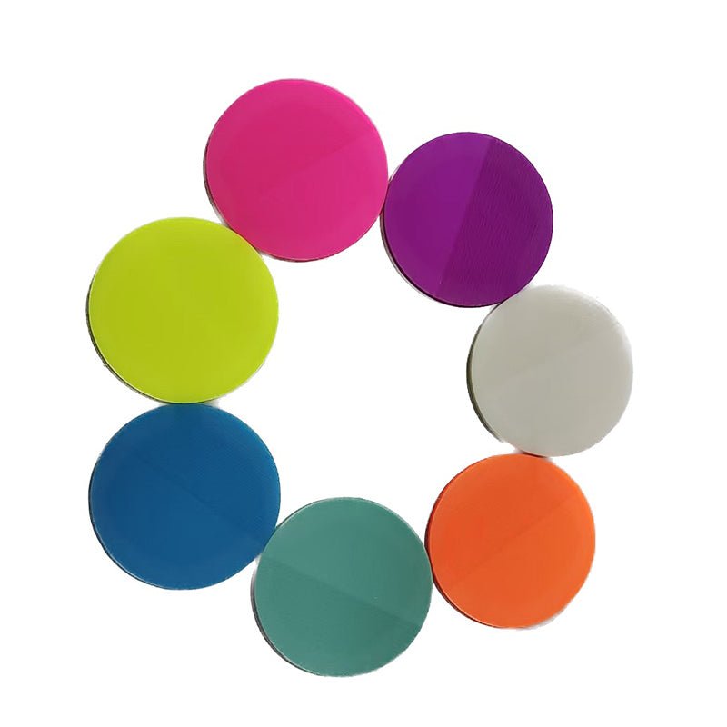 4.1 Cm Transparent Round Sticky Notes - Yorkn Inc✅
