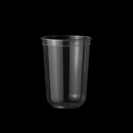 500ml Clear Plastic Cup With Flat Lid - Yorkn Inc✅