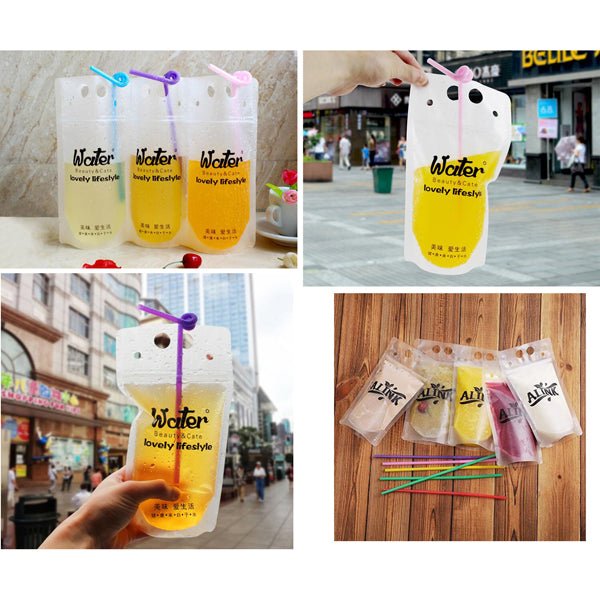 500ml Drink Bags With Handles - Yorkn Inc✅