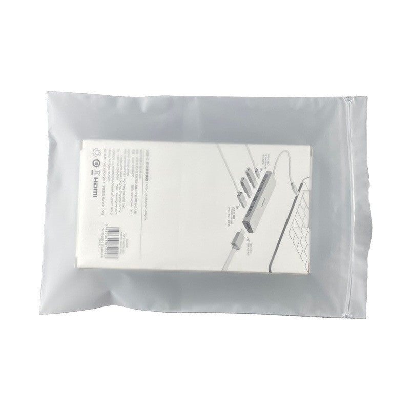 Sac ziplock givré de 6 pouces 