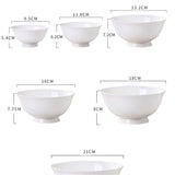 50oz Ceramic Ramen Bowl Big Noodle Bowls - Yorkn Inc✅