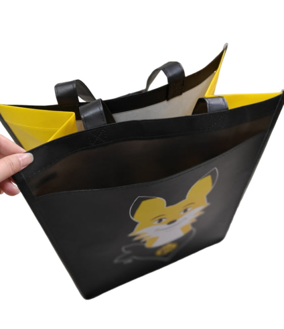 Sac fourre-tout non tissé laminé avec poche - Par bateau 