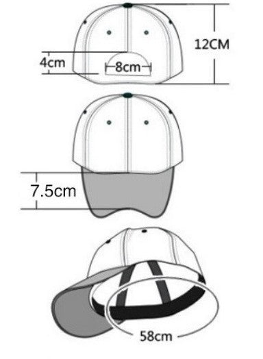 Casquette de baseball à 5 panneaux 