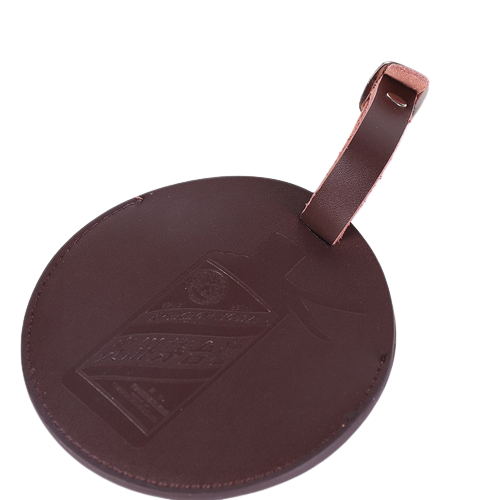 Étiquette de bagage circulaire 