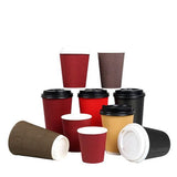 Tasses à café colorées de 12 oz 