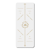 Tapis de yoga en caoutchouc PU 