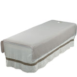 Drap de lit et taie d'oreiller pour salon de beauté 