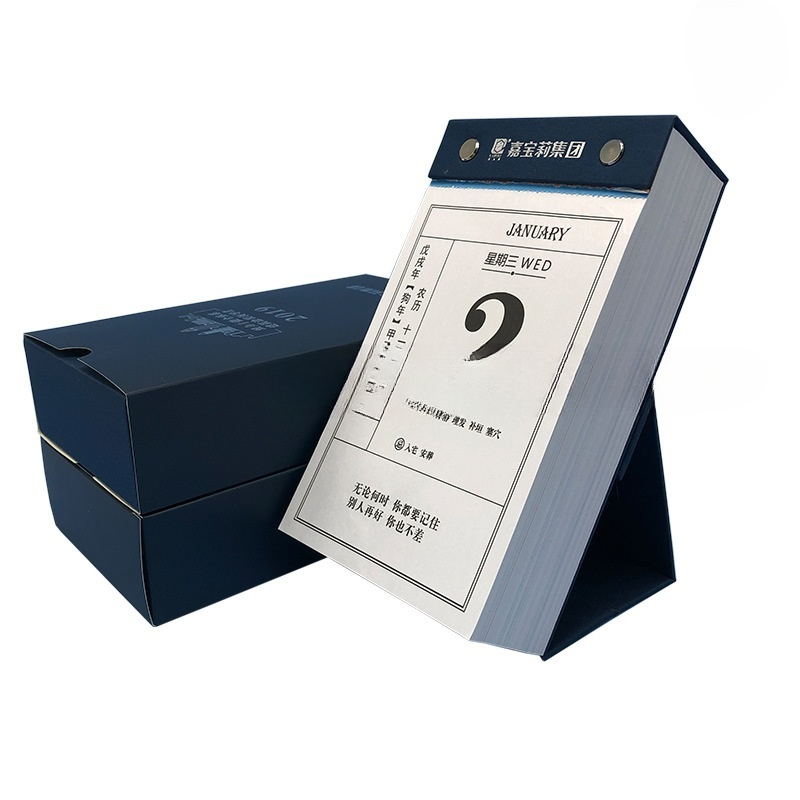 Calendrier de bureau détachable 