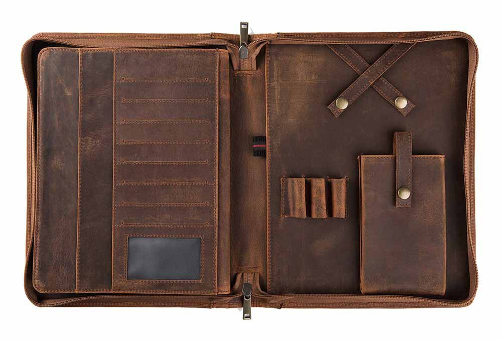 Housse de tablette zippée rétro pour entreprise 