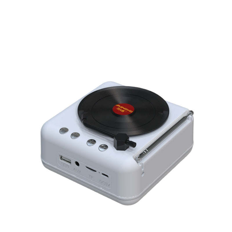 Record Player Shaped Bluetooth Speaker