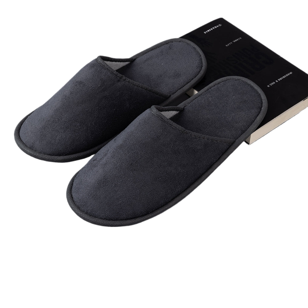 Chaussons en imitation coton 