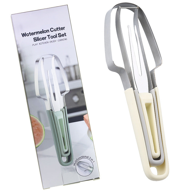 Coupe-pastèque 3 en 1 