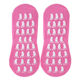 Chaussettes adhésives blanches antidérapantes pour adultes 