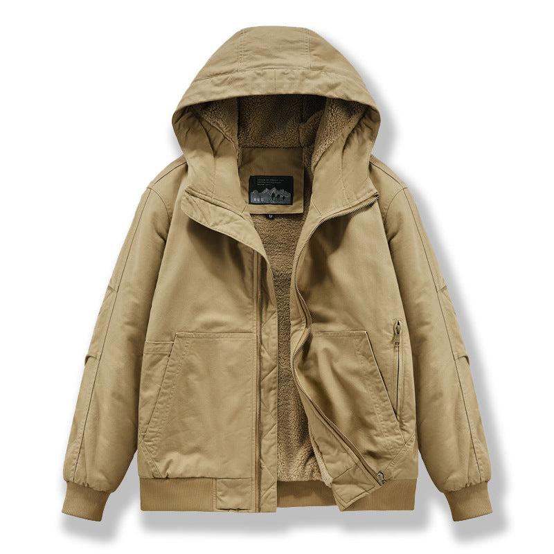 Veste d'hiver en laine d'agneau 