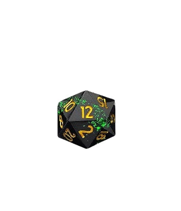 20 Sided Resin Material Dice