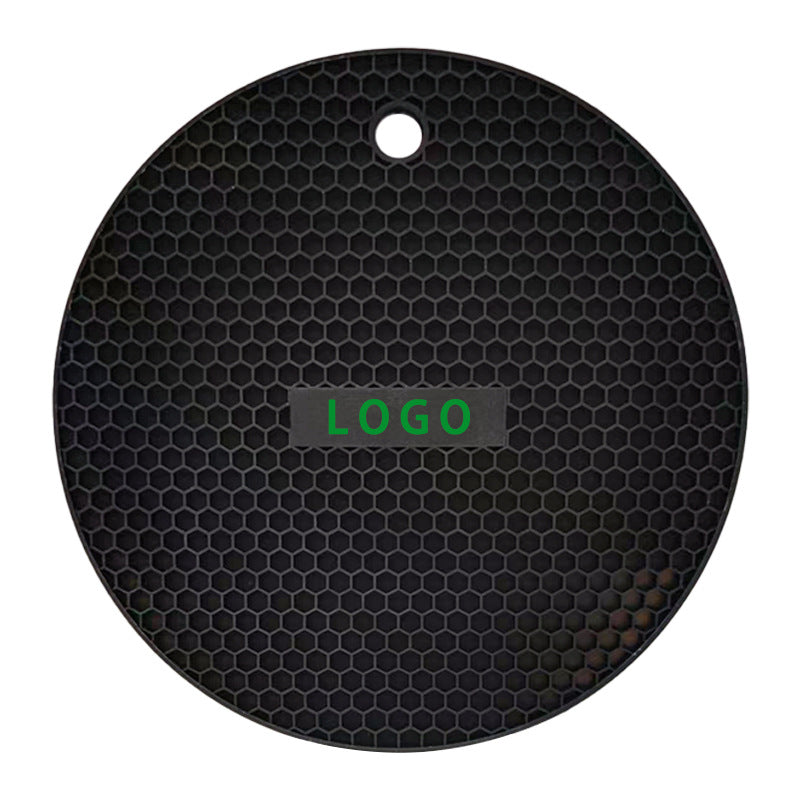 Set de table circulaire en silicone nid d'abeille 