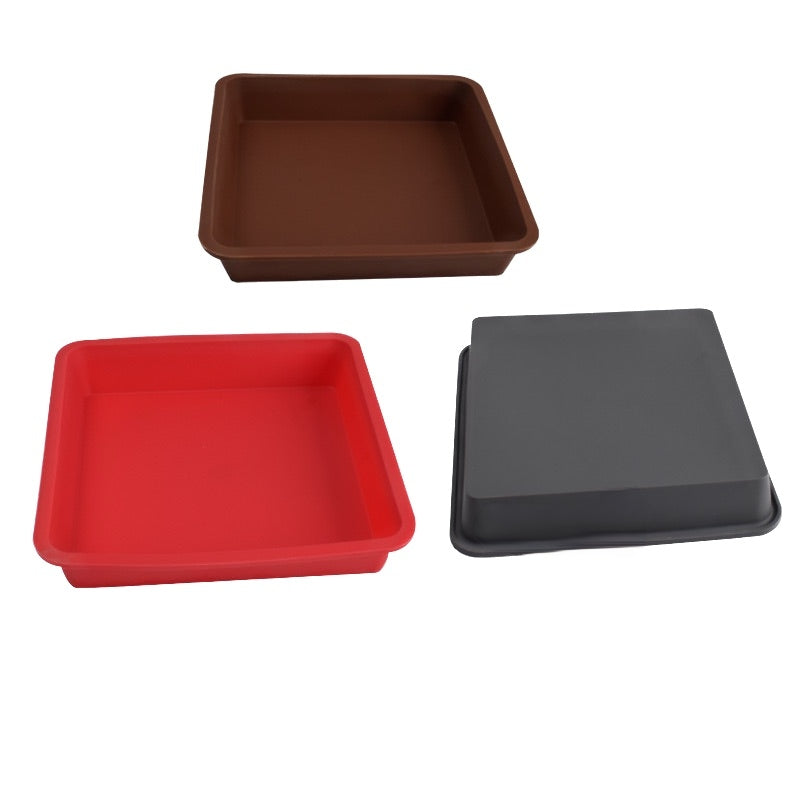 Moule à gâteau carré en silicone 