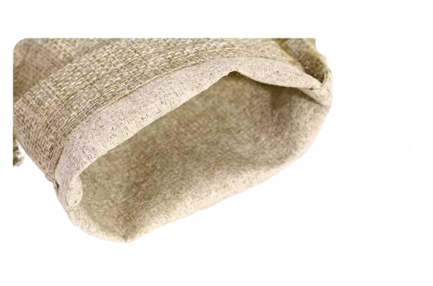 Sac en toile de jute 14 x 10 pouces 