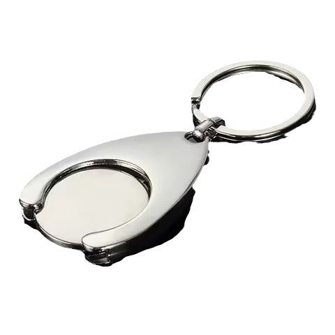 Pièce de déverrouillage pour chariot de supermarché 