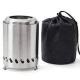 cuisinière en acier inoxydable 